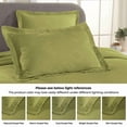 thumbnail image 4 of Superior Geometric Fret Cotton Decorative Bedspread and Sham Set, Queen, Sweet Pea, 4 of 9
