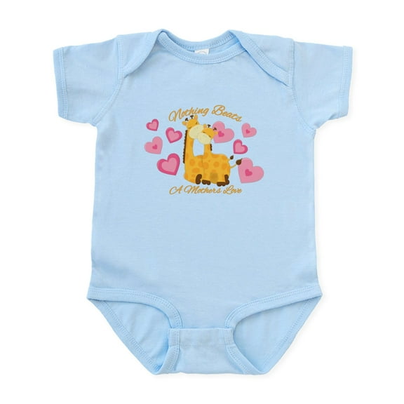 CafePress - Giraffe Love Body Suit - Baby Light Bodysuit, Size Newborn - 24 Months