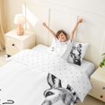 thumbnail image 3 of Erosebridal Cartoon Donkey Twin Bedding for Kid, Cute Animal Duvet Cover Set, 2pcs, No Comforter, 3 of 5