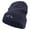 Navy, variant on Yosemite Embroidered Big Size Acrylic Long Beanies - Black XL-3XL