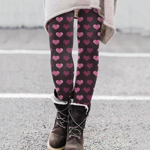 Mother Day Gifts AXXD Women'S Leggings Fleece Lined Leggings High Waist Stretchy Warm Thermal Elastic Leggings Pants