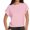 Pink, variant on Women's Crew Neck Short Sleeve T Shirt Summer Casual Loose Workout Top