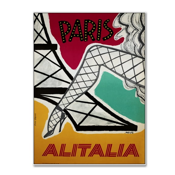 Trademark Fine Art 'Travel 257' Canvas Art by Vintage Lavoie