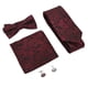 thumbnail image 5 of Conjunto de corbata para hombre clásico elegante exquisita textura corbata kit pañuelo pajarita gemelos para bodas, 5 of 8