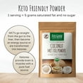 thumbnail image 5 of Feelgood Superfoods Organic MCT Powder, Vegan, Non-GMO, 100% Coconut MCT Oil Powder, for Keto Coffee 8 oz, 5 of 6