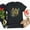 Black, variant on Mardi Gras Clothing,Womens Mardi Gras Mask Glitter Print Round Neck Short Sleeve Loose Tops,Mardi Gras Clothing Women