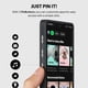 thumbnail image 2 of Funda pitaka para Samsung Galaxy S25 Ultra 6.9" negro/gris, 2 of 9