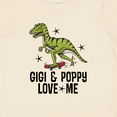 thumbnail image 4 of Inktastic Gigi and Poppy Love Me Dinosaur Boys Baby T-Shirt, 4 of 5