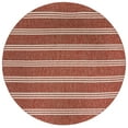 thumbnail image 3 of Jill Zarin Outdoor Collection Area Rug - Anguilla (10' 8" Round Rust Red/Ivory), 3 of 7