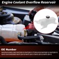 thumbnail image 3 of Unique Bargains Réservoir d'Expansion de Liquide de Refroidissement avec Bouchon pour Toyota RAV4 2006-2018 Radiateur Pressurisé Réservoir de Récupération de Débordement de Liquide de Refroidissement pour Lexus NX300 NX300h NX200t 164700V010/603-565, 3 of 7