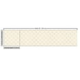 thumbnail image 2 of Ambesonne Neutral Color Fabric by the Yard Upholstery, Moroccan Ethnic Grid, 1 Yard, Eggshell and Dark Mustard, 2 of 4