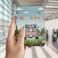 thumbnail image 4 of Happy Easter Scottish Fold American Flag Truck Travel Passport Wallet Cat Lover Kitten Owner Gifts PU Leather Passport Holder Cover - 03001, 4 of 5