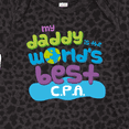 thumbnail image 4 of Inktastic Accountant Dad Best CPA Boys or Girls Baby Bodysuit, 4 of 5