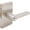 Satin Nickel, variant on Stone Harbor Hardware Vienna Door Lever with Rectangular Rosette, Entry Function, KW Keyway, Satin Nickel