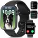 thumbnail image 1 of wonima44 Smart Watches for Women Men (Answer/Make Call), 1.83" Touch Screen Fitness Tracker with Blood Pressure/Heart Rate/Sleep Monitor 100+ Sports, IP67 Waterproof Smartwatch for Android iOS, Black, 1 of 1