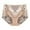 Beige, variant on Womens Underwear Briefs High Waisted Full Coverage Floral Lace Underwear Breathable Woman Underwear Panties for Women Size L