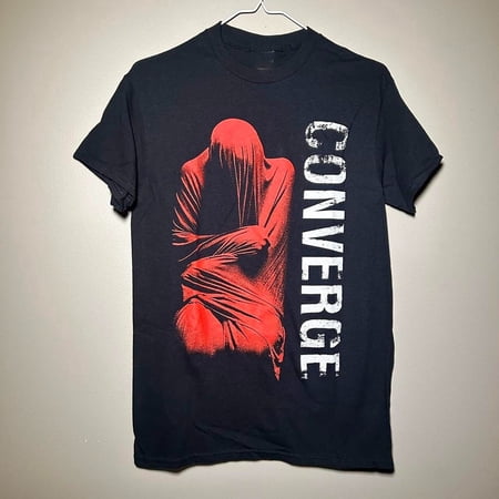 Converge Black T-Shirt Cotton Short Sleeve All size S-345XL Unisex IA259