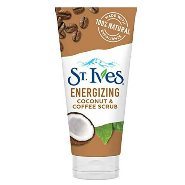 St. Ives Rise & Energize Face Scrub, Coconut & Coffee, 6 oz, Pack of 6