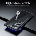 thumbnail image 4 of baomifa-Case pour Samsung Galaxy S23 Ultra 5G 6.8 Pouces, Pare-Chocs Antichoc Non Jaunissant, Étui Arrière Rigide Anti-Rayures (Noir), 4 of 4