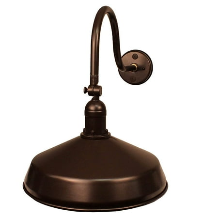 Adjustable Metal Bronze Gooseneck Barn Light Walmart Com