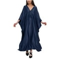 thumbnail image 3 of Taqqpue Kaftan Dresses for Women Solid Color Plus Size Bathing Suit Cover up Caftan Maxi Beach Dresses, 3 of 7