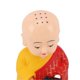 thumbnail image 3 of Solar Powered Little Monk Figurine Automatically Shaking Head Funny Decoration for Desk Car Dashboard Home Red, 3 of 4