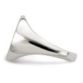thumbnail image 3 of Sterling Silver 17x13mm Closed Back Signet Ring, 3 of 6