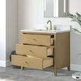 thumbnail image 4 of Vanity Art 36" Bathroom Vanity with Sink and Engineered Marble Top, Freestanding Storage Cabinet with 3 Drawers, 4 of 6