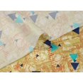 thumbnail image 5 of oneOone Velvet Lime Green Fabric Triangle & Texture Sewing Material Print Fabric By The Yard 58 Inch Wide, 5 of 5