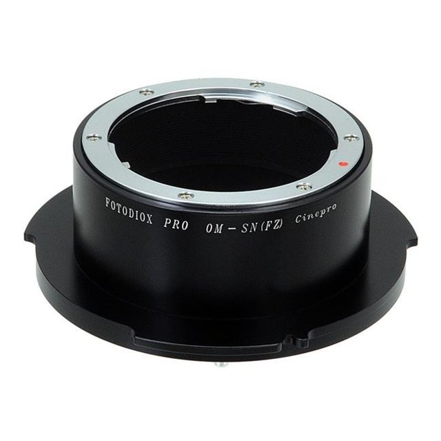 Fotodiox OM-FZ-Pro Pro Lens Mount Adapter - Olympus Zuiko 35 mm SLR Lens To Sony CineAlta FZ-Mount Camera Bodies