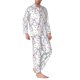 thumbnail image 2 of Balery Cartoon Cute Rabbit Pijama para Hombre de Dos Piezas con Manga Larga, Conjunto de Dormir y Descanso Suave con Bolsillos-Medium, 2 of 6