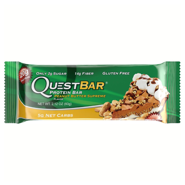 Quest Protein Bar, Peanut Butter Supreme, 20g Protein, 12 Ct