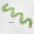 thumbnail image 3 of Darzheoy Easter Tinsel Garland, 2 Pcs Colorful Metallic Tinsel Garland with Confetti Spring Hanging Garland Decoration for Easter Party Supplies, 3 of 8
