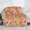 thumbnail image 3 of Rateoe Yellow Flowers Pattern Flannel Throw Blanket, Ultra-soft Blanket for Bed, Couch, Car, Hypoallergenic Anti-pilling blanket-, 3 of 6