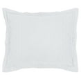 thumbnail image 4 of Better Trends 3-Piece Full/Double Bedspread Set 100% Cotton Chenille, Soft & Cozy Stripe Pattern, All-Season Bedding, Machine Washable (White) Jullian Collection, 4 of 6