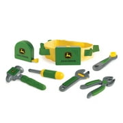 John Deere Deluxe Talking Toolbelt, Toddler Tools & Toolbelt Set With Tool Sounds and Phrases, 7 Pieces