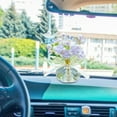 thumbnail image 6 of WLPZXP Car Dashboard Rose Decor Decorative Sculpture for Women Girl Restaurant Purple, 6 of 9