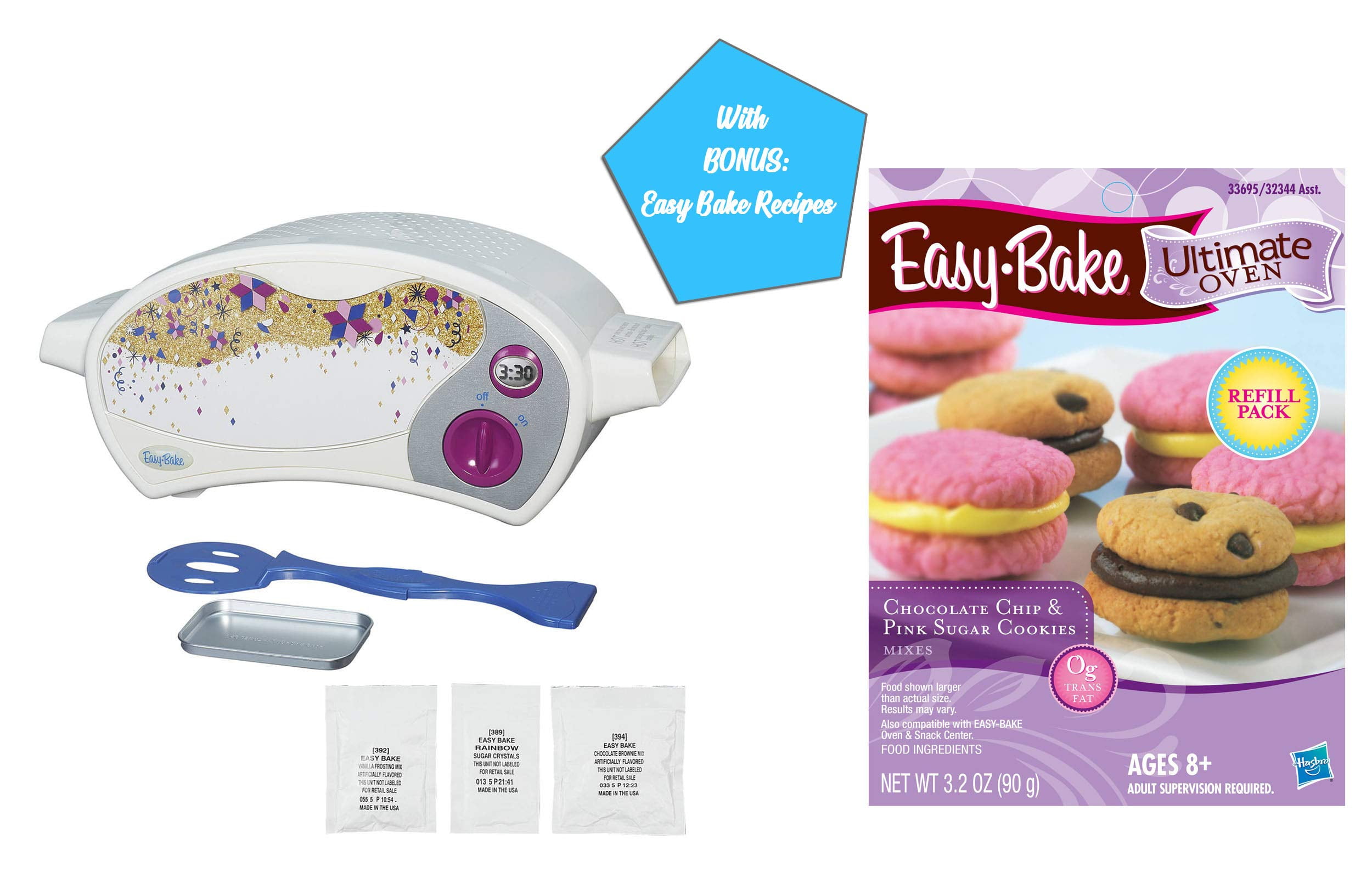 Bonus Cookbook Included Easy Bake Oven Ultimate Gift Bundle with Accessories 