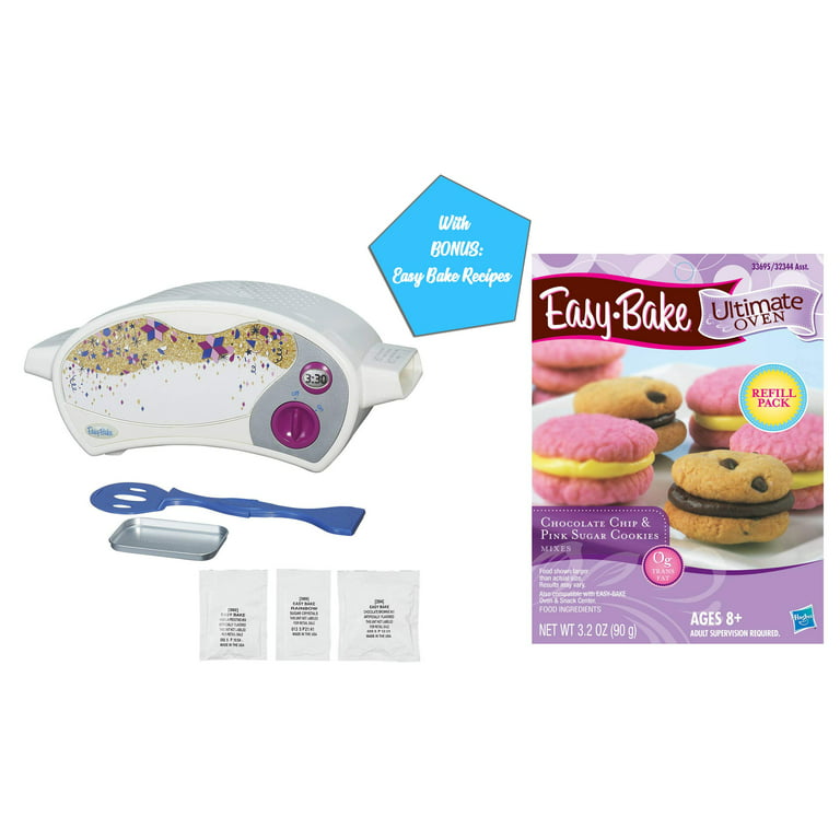 Easy Bake Ultimate Oven with Easy Bake Refill Bundles, Gift Ideas for Boys  and Girls, Little Chef Gifts and Holiday Presents (Oven + Pizza & Pretzel