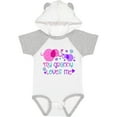 thumbnail image 3 of Inktastic My Granny Loves Me Cute Elephants Boys or Girls Baby Bodysuit, 3 of 5