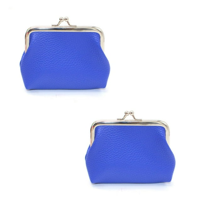 CHOKCoin Sac à Main pour Femmes Protection RFID Pochette à Pièces Design Serrure Classique Petit Portefeuille Chic pour Déplacement