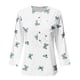 thumbnail image 4 of Camisas y blusas 3/4 para mujer, camiseta de verano para mujer, cuello redondo, estampado de flores, tops sueltos, camisetas de manga corta para niña Fridja  hkj3202, 4 of 4