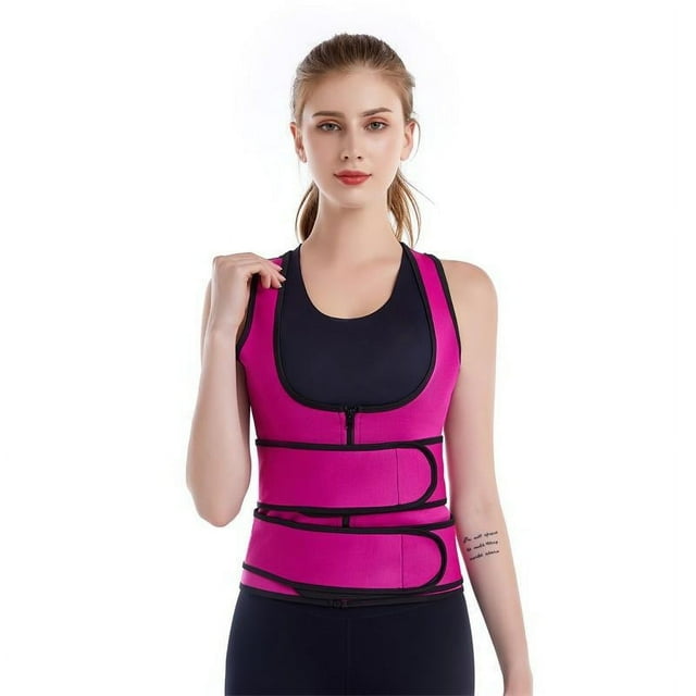 Fajas moldeadoras de estilo europeo y americano, corsé de cintura ajustable con cremallera y velcro