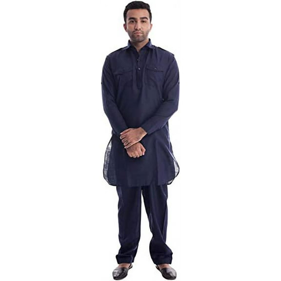Royal Kurta Mens Cotton Pathani Suit