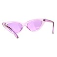 thumbnail image 5 of Womens Gothic Cat Eye Pop Color Funk Vintage Sunglasses Purple, 5 of 5