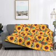 thumbnail image 2 of Naloa Colorful Bohemian Sunflower Flannel Blankets - Thick and Warm Blanket for Winter, Soft Fuzzy Plush King Blanket for All Seasons40"x30", 2 of 6