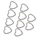thumbnail image 5 of 10/20/50x Metal corazón parti lvero lvero accesorios de Zulema Anillo de llavero, 5 of 7