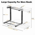 thumbnail image 5 of (2 pack) Werseon Acrylic Under Sink Organizer, 2 Tier Adjuatable Pull Out Cabinet Organizer for Kitchen Bathroom Cabinet, 5 of 22