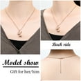 thumbnail image 4 of Deer Urn Necklace for Ashes Stainless Steel Antler Cremation Jewelry Urn Necklace for Pet/Human Ashes for Women Men, 4 of 8