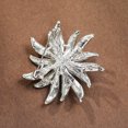 thumbnail image 4 of Broches de flores geométricas de cristal JM, 4 of 5